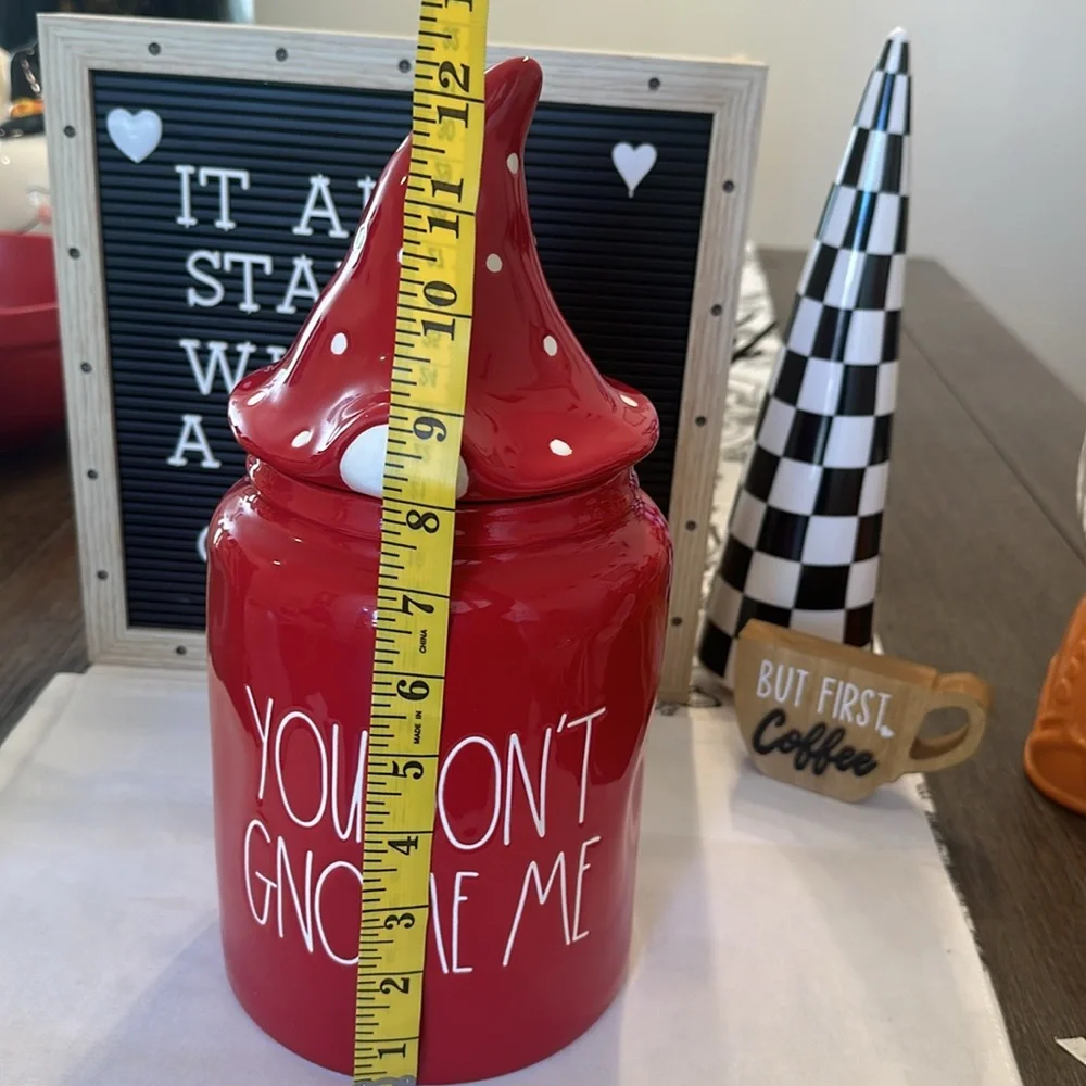 RAE DUNN YOU DON’T GNOME ME Canister.